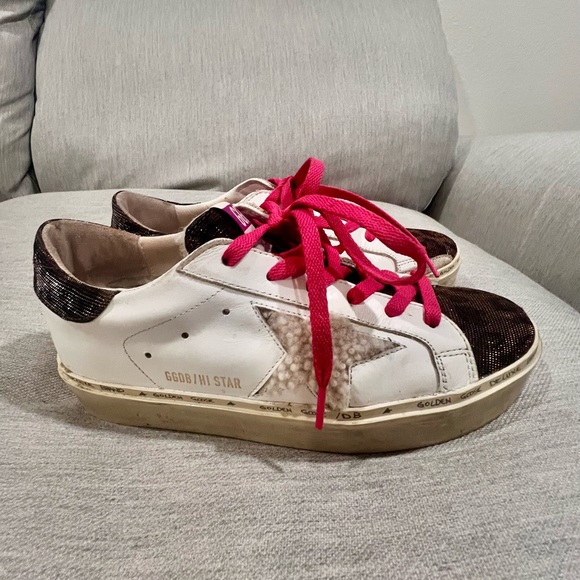 Golden Goose Fleece Lined Platform Sneakers - Picture 4 of 4